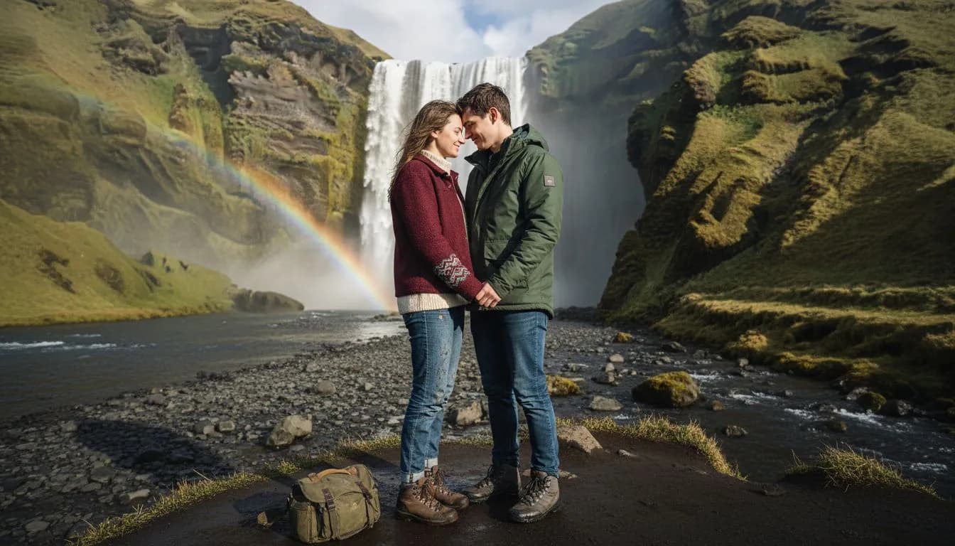 Couples Photography Ideas Iceland: 7 Iconic Spots + Hidden Gems